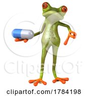3d Green Frog