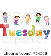 Children With The Word Tuesday