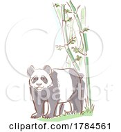 Poster, Art Print Of Panda And Bamboo