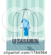Poster, Art Print Of Sad Bird In A Cage
