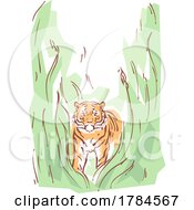 Poster, Art Print Of Tiger In Tall Grass