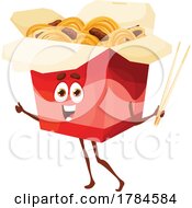 Poster, Art Print Of Ramen Box Food Mascot