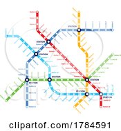 Poster, Art Print Of Metro Underground And Subway Map