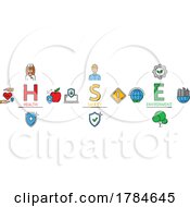 Poster, Art Print Of Health Safety And Environment Icons