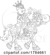 11/19/2022 - Cartoon King On His Horse