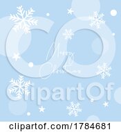Poster, Art Print Of Christmas Snowflake And Stars Background