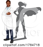 Super Hero Black Woman Female Doctor Superhero