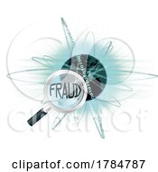 Poster, Art Print Of Online Fraud Magnifying Glass Searching Data