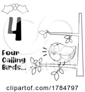 Cartoon Calling Bird