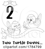 Poster, Art Print Of Two Turtle Doves