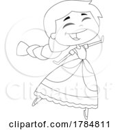 Poster, Art Print Of Cartoon Lady Dancing