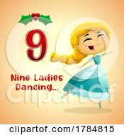 Cartoon Lady Dancing