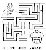 Poster, Art Print Of Maze Of An Ant To A Cupcake