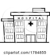 Poster, Art Print Of Cartoon Hospital Building