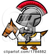 Cartoon Horseback Knight by Hit Toon
