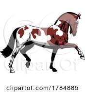 Poster, Art Print Of American Paint Horse