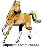 Poster, Art Print Of Horse Trotting
