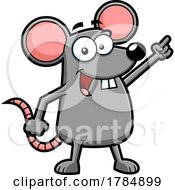 Cartoon Smart or Pointing Mouse by Hit Toon #COLLC1784899-0037
