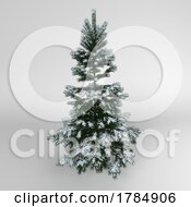 Poster, Art Print Of Snowy Christmas Tree