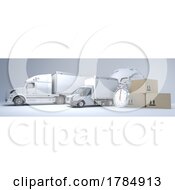 Poster, Art Print Of Cargo Delivery Vehicle
