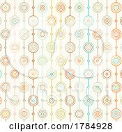 Poster, Art Print Of Wallpaper Background With A Retro Styled Pattern