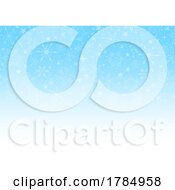 Poster, Art Print Of Winter Christmas Background With Snowflake Design