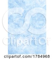 Detailed Christmas Winter Ice Texture Background
