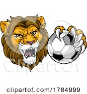 Lion Soccer Football Animal Sports Team Mascot