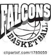 Poster, Art Print Of Falcons Basketball Design