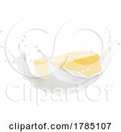 Poster, Art Print Of Butter And Splash Of Milk