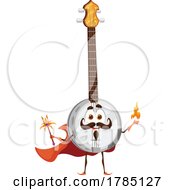 Banjo Wizard Mascot