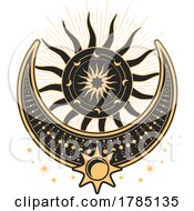 11/28/2022 - Crescent And Moon Esoteric Occult Symbols
