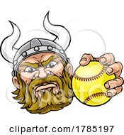 Viking Softball Sports Team Mascot