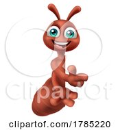 Poster, Art Print Of Ant Insect Bug Cute Cartoon Character Mascot