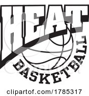 Poster, Art Print Of Black And White Heat Basketball Sports Team Design