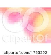 Poster, Art Print Of Pastel Mosaic Abstract Design Background