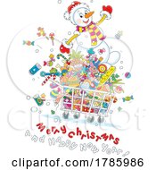Poster, Art Print Of Snowman With A Christmas Greeting