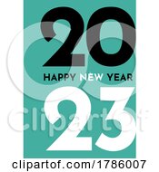 Poster, Art Print Of Modern Happy New Year Background Design