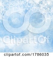 Poster, Art Print Of Christmas Background With Snow And Ice Texture