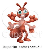 Ant Insect Bug Cute Cartoon Character Mascot