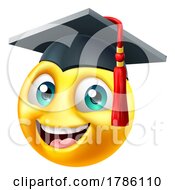 Poster, Art Print Of Education School College Graduate Emoji Emoticon