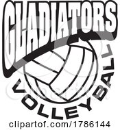 Poster, Art Print Of Gladiators Team Soccer With A Volleyball