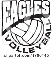Poster, Art Print Of Eagles Team Soccer With A Volleyball