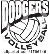 Poster, Art Print Of Dodgers Team Soccer With A Volleyball