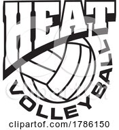 Poster, Art Print Of Heat Team Soccer With A Volleyball