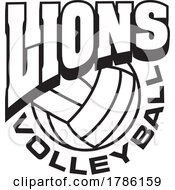 Poster, Art Print Of Lions Team Soccer With A Volleyball