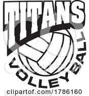 Poster, Art Print Of Titans Team Soccer With A Volleyball