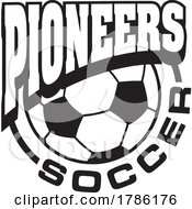 Poster, Art Print Of Pioneers Team Soccer With A Soccer Ball