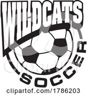 Poster, Art Print Of Wildcats Team Soccer With A Soccer Ball