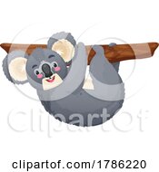 Poster, Art Print Of Koala Hanging From A Branch